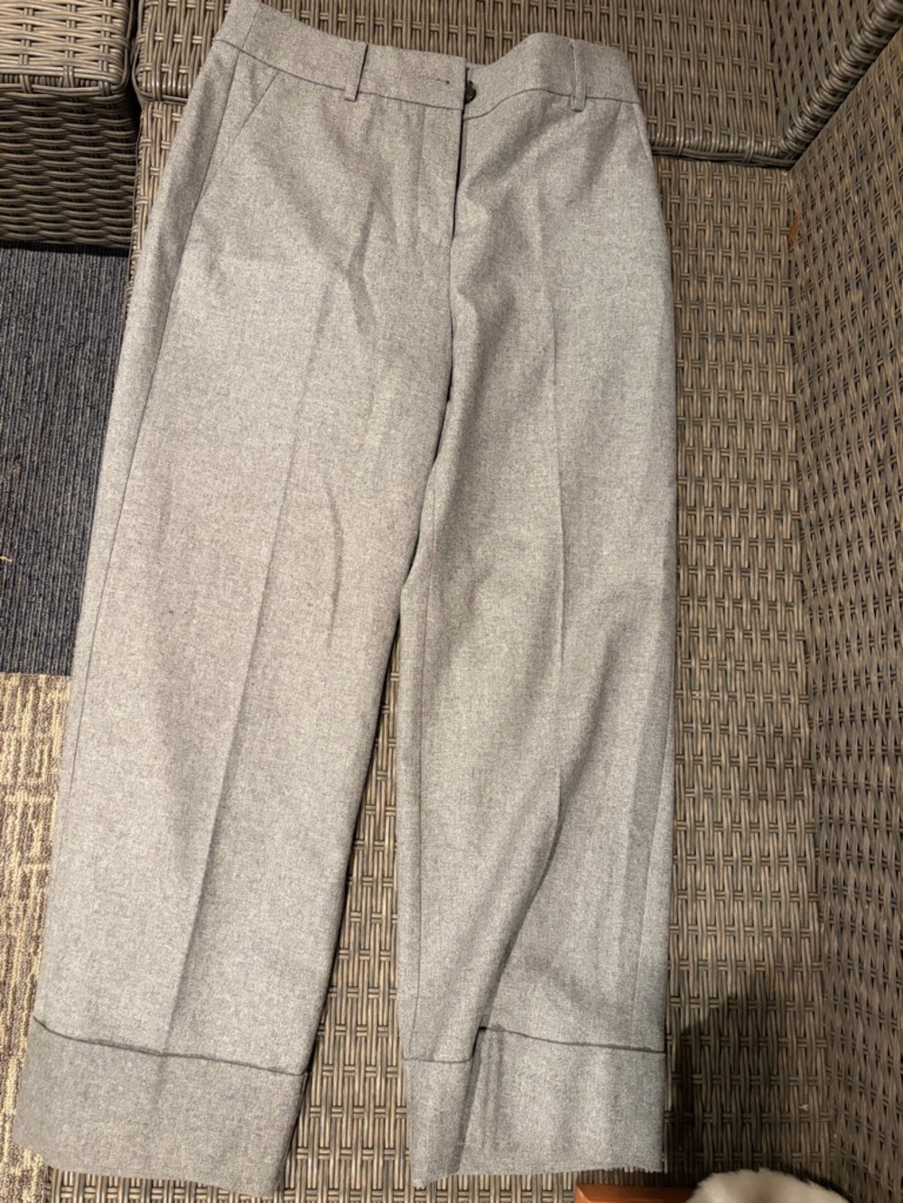Loft- Gray Straight Leg Dress Pants